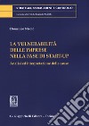 La vulnerabilità delle imprese nella fase di start-up. Analisi e interpretazioni delle cause libro di Nicolò Domenico