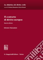 Il contratto di diritto europeo libro