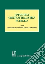 Appunti di contrattualistica pubblica