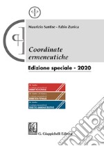 Coordinate ermeneutiche. Aggiornamento 2020 libro