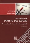 Lineamenti di diritto del lavoro. Per i corsi di studio di Economia e di Scienze politiche libro di Garilli Alessandro Garofalo Domenico Ghera Edoardo