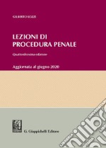 Lezioni di procedura penale libro