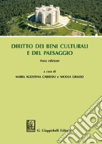 Diritto dei beni culturali e del paesaggio libro