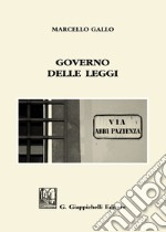 Governo delle leggi libro