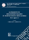 Le prospettive dell'export italiano in tempi di sfide e crisi globali. Rischi e opportunità libro