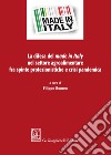 La difesa del made in Italy nel settore agroalimentare fra spinte protezionistiche e crisi pandemica libro