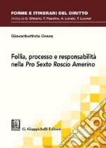 Follia, processo e responsabilità nella Pro Sexto Roscio Amerino libro