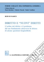 Diritto e «nuovi» diritti libro