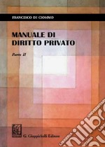 Manuale di diritto privato. Parte II libro