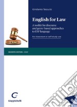 English for law. A toolkit for discourse and genre-based approaches to ESP language libro