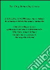 L'OPCM n.3274/2003 come nuovo metodo di valutazione del rischio sismico nazionale: l'attività svolta per la sua applicazione nel settore infrastrutturale... libro