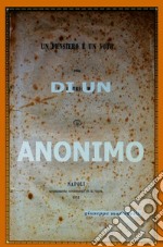 Di un anonimo libro