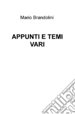 Appunti e temi vari libro