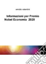 Informazioni per premio Nobel economia 2020 libro