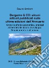 Bergamo & CO: alcuni articoli pubblicati sulle ultime edizioni dell'Annuario. Articoli a sfondo economico, orientati al mercato del lavoro, lo sviluppo, l'inquinamento e al turismo libro