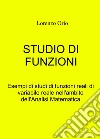 Studio di funzioni. Esempi di studi di funzioni reali di variabile reale nell'ambito dell'analisi matematica libro