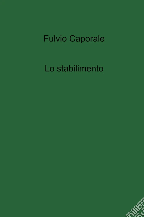 Lo stabilimento