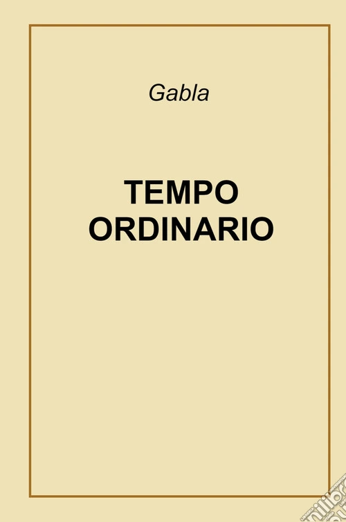 Tempo ordinario