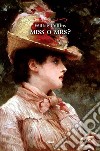 Miss o Mrs? libro di Collins Wilkie
