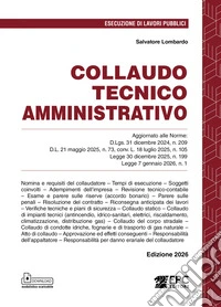 Collaudo tecnico amministrativo. Aggiornato alle Norme: D.Lgs. 31 dicembre 2024, n. 209; D.L. 21 maggio 2025, n. 73, conv. L. 18 luglio 2025, n. 105; Legge 30 dicembre 2025, n. 199; Legge 7 gennaio 2026, n. 1. Nuova ediz. libro