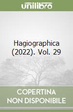 Hagiographica (2022). Vol. 29