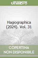 Hagiographica (2024). Vol. 31