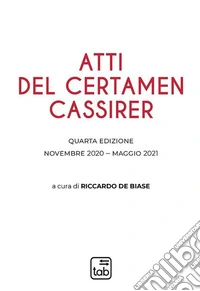 Atti del Certamen Cassirer libro