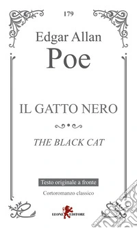 Il gatto nero. Testo inglese a fronte libro