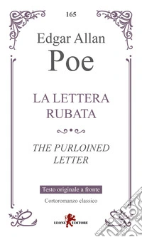 La lettera rubata. Testo inglese a fronte libro
