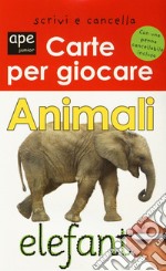 Animali. Carte per giocare. Ediz. a colori. Con gadget libro