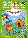 Colora insieme a Cookie, Chica e Budino. Kid-E-Cats. Ediz. a colori libro