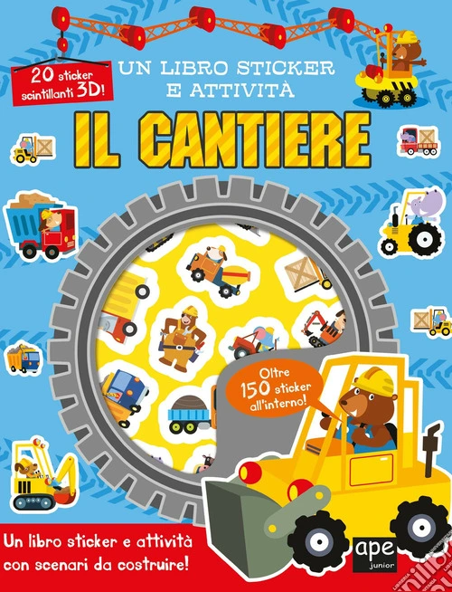 Cantiere. Sticker 3D. Con adesivi