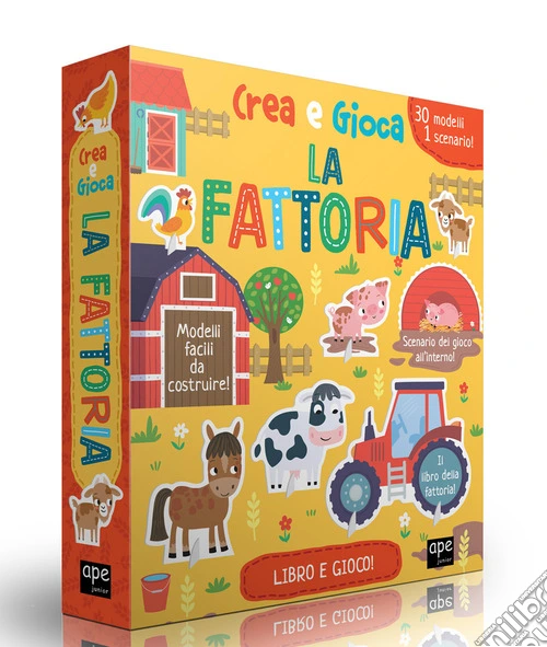 La fattoria. Crea e gioca. Ediz. a colori. Con 30 cartoni sagomati. Con puzzle