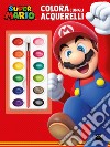 Super Mario. Colora con gli acquerelli. Ediz. illustrata. Con 16 acquerelli. Con pennello libro