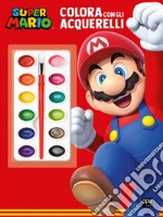 Super Mario. Colora con gli acquerelli. Ediz. illustrata. Con acquerelli. Con pennello libro