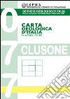 Carta geologica d'Italia alla scala 1:50.000 F° 077. Clusone libro