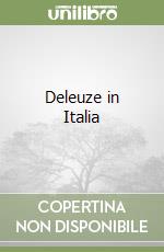Deleuze in Italia libro