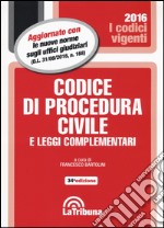 Codice di procedura civile e leggi complementari libro