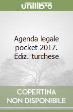 Agenda legale pocket 2017. Ediz. turchese libro