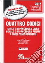 Quattro codici. Civile e di procedura civile, penale e di procedura penale e leggi complementari libro