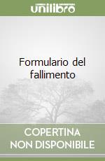 Formulario del fallimento libro