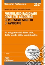 Formulario ragionato degli atti giudiziari per l'esame scritto di avvocato. Gli atti giudiziari di diritto civile, diritto penale, diritto amministrativo libro