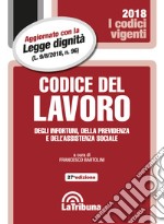 Codice del lavoro, degli infortuni, della previdenza e dell'assistenza sociale libro