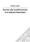 Teorema sulla casualità numerica in un ambiente determinato libro