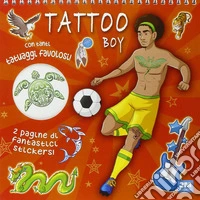 Tattoo book boy arancio libro