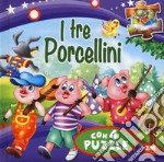 I tre porcellini. Libro puzzle libro