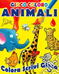 Gioca e colora con gli animali libro
