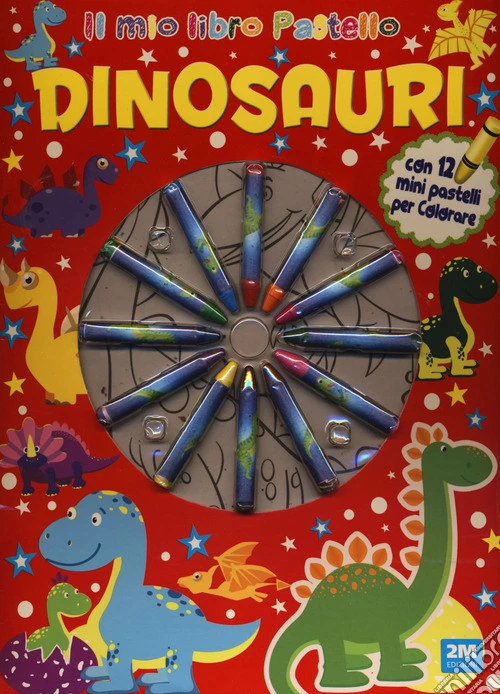 Dinosauri. Con 12 pastelli