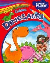 Gioca completa e colora i dinosauri libro