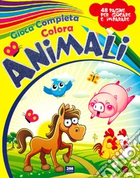 Gioca completa e colora gli animali libro